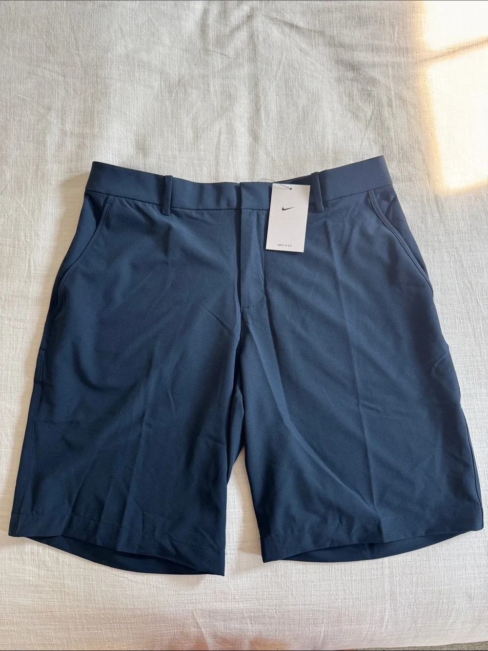 Nike Men's Dark Blue Hybrid Performance Shorts